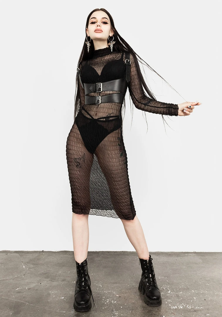 YHU1 Exorcism Double Belt Harness 5 YHU1 Exorcism Double Belt Harness