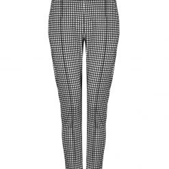 MET1 Martha Gingham Tapered Trousers