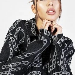 JB1 GROUNDED OVERSIZED DENIM JACKET