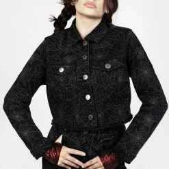 JB1 Venom Relaxed Denim Crop Jacket