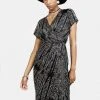 LVT1 Runes Wrap Midi Dress Women 1 LVT1 Runes Wrap Midi Dress Women