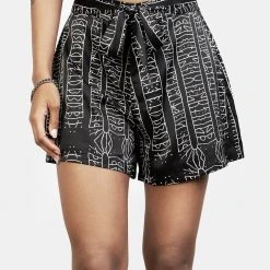 LVT1 Runes Tie Front Shorts