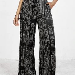 LVT1 Runes Wide Leg Trousers