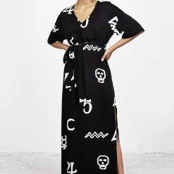 MET1 Alchemy Kaftan Maxi Dress