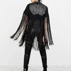 MET1 Women Sharona Fringed Bolero Jacket