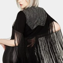 MET1 Women Sharona Fringed Bolero Jacket