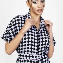 MET1 Women Discordia Midi Shirt Dress