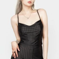 MET1 Explicit Cowl Neck Cami Top Women