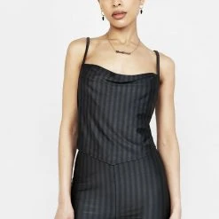 MET1 Explicit Cowl Neck Cami Top Women