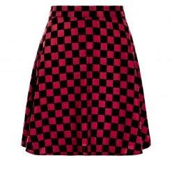 MET1 Women Arcade Mini Skater Skirt