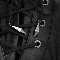 MET1 Rival Faux Leather Lace Up Pants