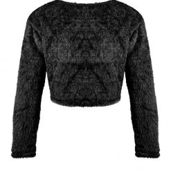 PFA1 Binx Fluffy Relaxed V-Neck Cardi