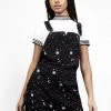 DEN1 CELESTIAL EMBROIDERED DUNGAREES