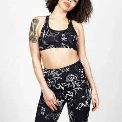DIF1 Graffiti Sports Bra