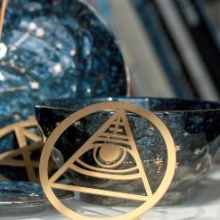 KEO1 ALL-SEEING EYE BRASS COASTER Men