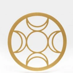 KEO1 TRIPLE MOON BRASS COASTER Men