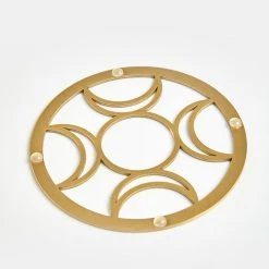 KEO1 TRIPLE MOON BRASS COASTER Men