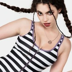 DIF1 PARALLEL LINES SWIMSUIT Clothing