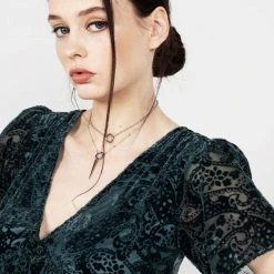 MET1 Doll Parts Smock Dress Women