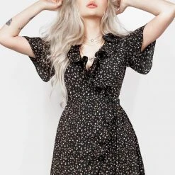 MET1 Moonseed Wrap Ruffle Dress 13 MET1 Moonseed Wrap Ruffle Dress