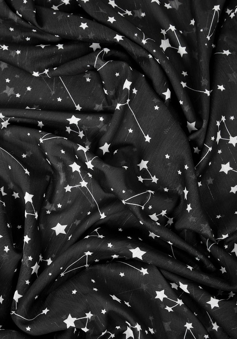 MET1 Cosmos Sheer Kaftan Dress Clothing 8 MET1 Cosmos Sheer Kaftan Dress Clothing