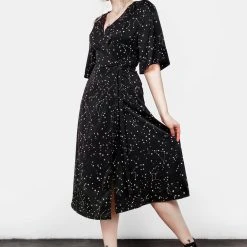 MET1 Celestial Midi Kimono Dress