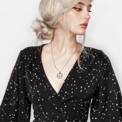 MET1 Celestial Midi Kimono Dress