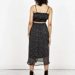 MET1 Spectral Ruched Crop Top