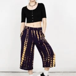 MET1 Skylar Flowy Crop Trousers