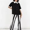 MET1 Clothing Afterlife Stripe Jersey Flares