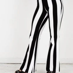 MET1 Clothing Afterlife Stripe Jersey Flares