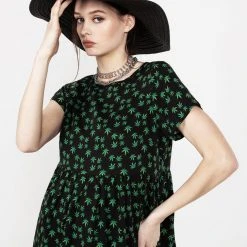 MET1 MARY JANE SMOCK DRESS