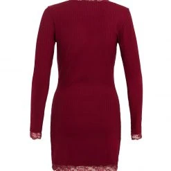 DDS1 Clothing LAETITIA LACE TRIM MINI BODYCON DRESS