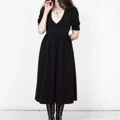 CHI1 DIVINATION TEXTURED MIDI DRESS Women