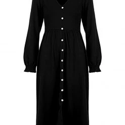 DDS1 DOLLSOME BUTTON DOWN JERSEY MIDI DRESS 16 DDS1 DOLLSOME BUTTON DOWN JERSEY MIDI DRESS