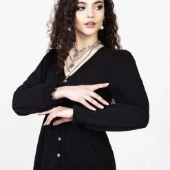 DDS1 DOLLSOME BUTTON DOWN JERSEY MIDI DRESS 15 DDS1 DOLLSOME BUTTON DOWN JERSEY MIDI DRESS