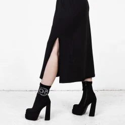 DDS1 DOLLSOME JERSEY MIDI SKIRT Clothing