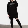 DDS1 VOID DISTRESSED HOODY DRESS Clothing