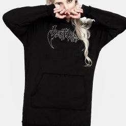 DDS1 VOID DISTRESSED HOODY DRESS Clothing