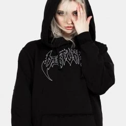 DDS1 VOID DISTRESSED HOODY DRESS Clothing