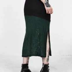DDS1 FAE MIDI SPLIT SKIRT