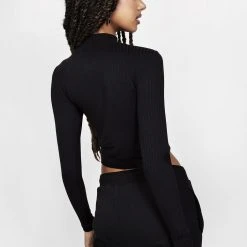 DDS1 Clothing VALEFOR RUCHED CROP TOP