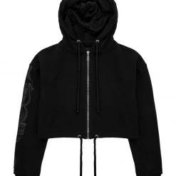 DDS1 GABHAR ZIP UP CROP HOODY 18 DDS1 GABHAR ZIP UP CROP HOODY