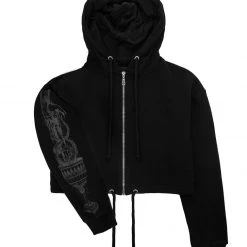 DDS1 GABHAR ZIP UP CROP HOODY 19 DDS1 GABHAR ZIP UP CROP HOODY