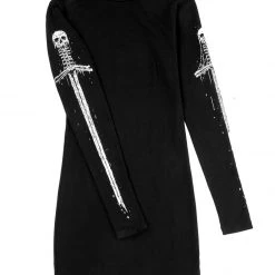 DDS1 SKULTRO MOCK NECK BODYCON DRESS Coming Soon