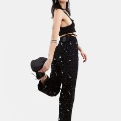 DEN1 CELESTIAL EMBROIDERED JEANS 17 DEN1 CELESTIAL EMBROIDERED JEANS