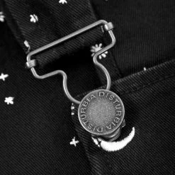 DEN1 CELESTIAL EMBROIDERED DUNGAREES