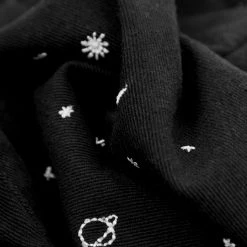 DEN1 CELESTIAL EMBROIDERED DUNGAREES