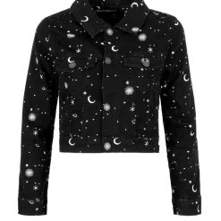 DEN1 CELESTIAL EMBROIDERED DENIM JACKET