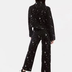 DEN1 CELESTIAL EMBROIDERED DENIM JACKET